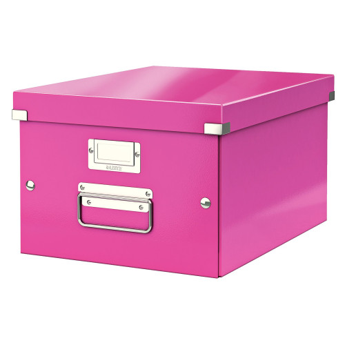 CUTIE DEPOZITARE MEDIE ROZ CLICK&STORE LEITZ