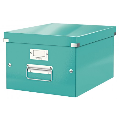 CUTIE DEPOZITARE MEDIE TURCOAZ CLICK&STORE LEITZ