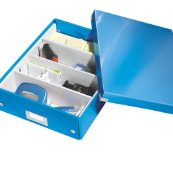 CUTIE ORGANIZER MEDIE ALBASTRA CLICK&STORE LEITZ