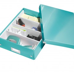 CUTIE ORGANIZER MEDIE TURCOAZ CLICK&STORE LEITZ