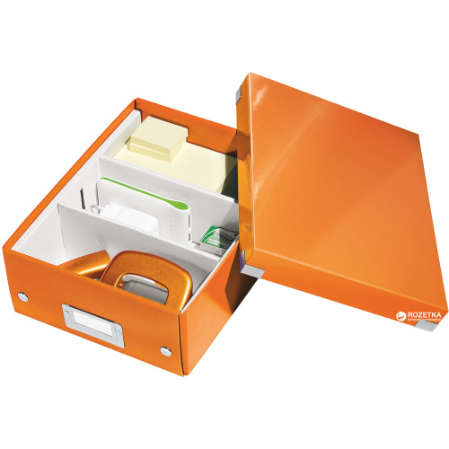 CUTIE ORGANIZER MICA PORTOCALIE CLICK & STORE LEITZ