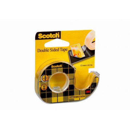 DISPENSER CU BANDA DUBLU ADEZIVA 12MM*6.3M SCOTCH 3M