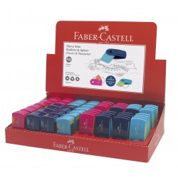 DISPLAY ASCUTITORI SI RADIERE SLEEVE MINI FABER-CASTELL