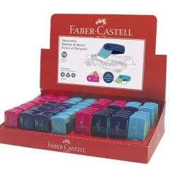DISPLAY ASCUTITORI SI RADIERE SLEEVE MINI FABER-CASTELL