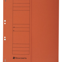 DOSAR CARTON CAPSE 1/2 PORTOCALIU EXACOMPTA