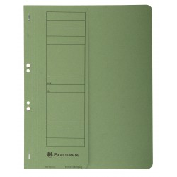 DOSAR CARTON CAPSE 1/2 VERDE EXACOMPTA