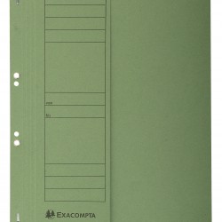 DOSAR CARTON CAPSE 1/2 VERDE EXACOMPTA