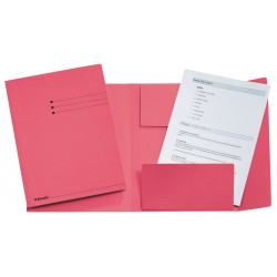 DOSAR CARTON PLIC ROSU ESSELTE