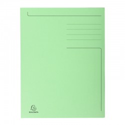 DOSAR CARTON PLIC VERDE EXACOMPTA