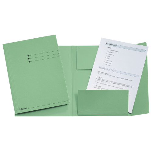 DOSAR CARTON PLIC VERDE PAL ESSELTE