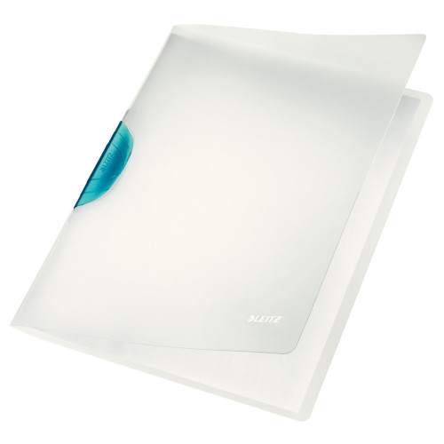 DOSAR PLASTIC CU CLIP ALBASTRU DESCHIS MAGIC LEITZ