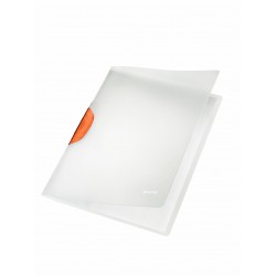 DOSAR PLASTIC CU CLIP PORTOCALIU MAGIC LEITZ