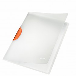 DOSAR PLASTIC CU CLIP PORTOCALIU MAGIC LEITZ
