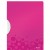 DOSAR PLASTIC CU CLIP ROZ METALIZAT COLORCLIP WOW LEITZ