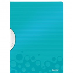 DOSAR PLASTIC CU CLIP TURCOAZ METALIZAT COLORCLIP WOW LEITZ