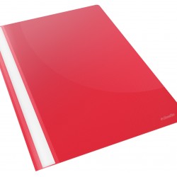 DOSAR PLASTIC CU SINA ROSU 25/SET ESSELTE