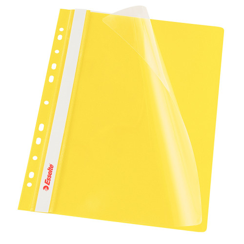 DOSAR PLASTIC CU SINA SI MULTIPERFORATII GALBEN ESSELTE