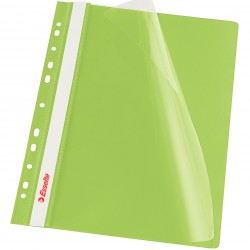 DOSAR PLASTIC CU SINA SI MULTIPERFORATII VERDE ESSELTE
