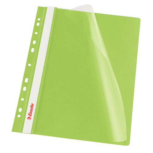 DOSAR PLASTIC CU SINA SI MULTIPERFORATII VERDE ESSELTE