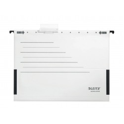 DOSAR SUSPENDABIL CU BURDUF ALB 5/SET ALPHA ACTIVE LEITZ