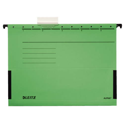 DOSAR SUSPENDABIL CU BURDUF VERDE ALPHA LEITZ
