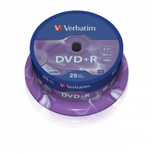 DVD+R 25/SET VERBATIM 4.7GB 16X 43500