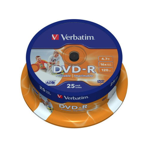 DVD-R 25/SET VERBATIM 4.7GB 16X 43522