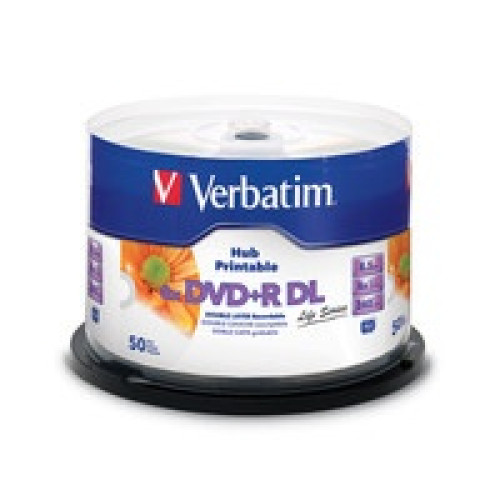 DVD+R DL 50/SET VERBATIM 8.5GB 8X PRINTABIL 97693