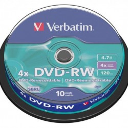 DVD-RW 10/SET VERBATIM 4.7GB 4X 43552