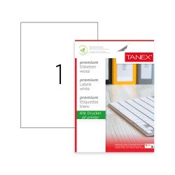 ETICHETE 1/A4 210*297MM COLTURI DREPTE 100/TOP TANEX