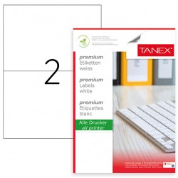 ETICHETE 2/A4 210*148.5MM COLTURI DREPTE 100/TOP TANEX
