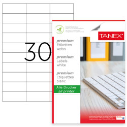 ETICHETE 30/A4 70*29.7MM COLTURI DREPTE 100/TOP TANEX