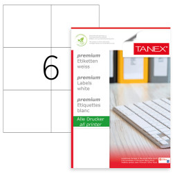 ETICHETE 6/A4 105*99MM COLTURI DREPTE 100/TOP TANEX