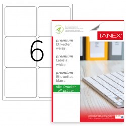 ETICHETE 6/A4 99.1*93.1MM COLTURI ROTUNDE 100/TOP TANEX
