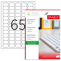 ETICHETE 65/A4 38.1*21.2MM COLTURI ROTUNDE 100/TOP TANEX