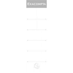 ETICHETE BIBLIORAFT 7.5 CM 10/SET EXACOMPTA