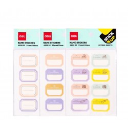 ETICHETE SCOLARE AUTOADEZIVE 6*8 BUC/PAG DELI