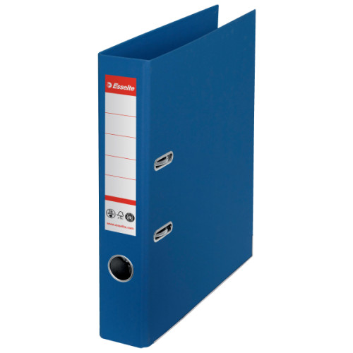 BIBLIORAFT CARTON RECICLAT 5CM ALBASTRU NR1 POWER FSC ESSELTE