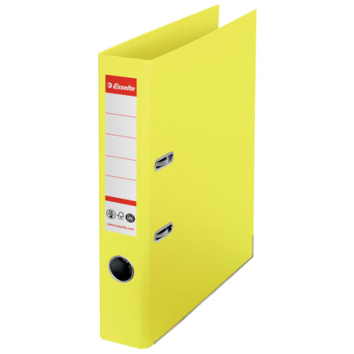 BIBLIORAFT CARTON RECICLAT 5CM GALBEN NR1 POWER FSC ESSELTE