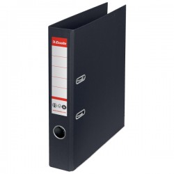BIBLIORAFT CARTON RECICLAT 5CM NEGRU NR1 POWER FSC ESSELTE