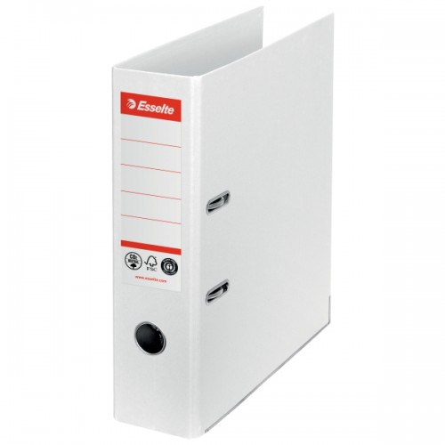 BIBLIORAFT CARTON RECICLAT 7.5CM ALB NR1 POWER FSC ESSELTE