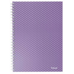 CAIET BIROU SPIRA A5 80F AR LAVANDA COPERTA CARTON COLOUR'BREEZE LEITZ