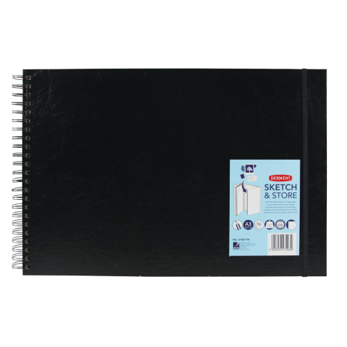 CAIET SPIRA PT SCHITE SI DESEN A3 56F 165G CU MAPA PROFESSIONAL DERWENT