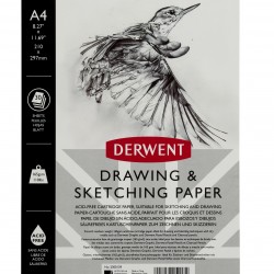 CAIET SPIRA PT SCHITE SI DESEN A4 30F 165G PROFESSIONAL DERWENT
