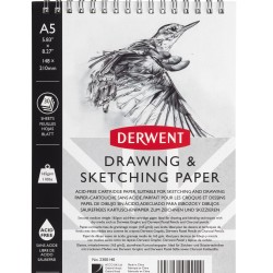 CAIET SPIRA PT SCHITE SI DESEN A5 30F 165G PROFESSIONAL DERWENT