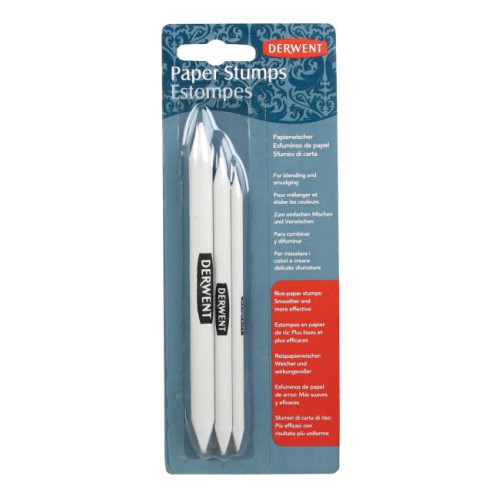 CREION PENTRU AMESTEC SI ESTOMPARE ALB 3/SET DERWENT ACADEMY PROFESSIONAL