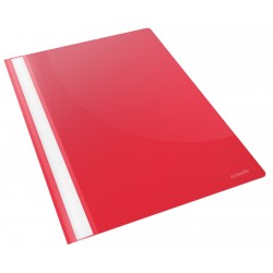 DOSAR PLASTIC CU SINA ROSU 5/SET ESSELTE