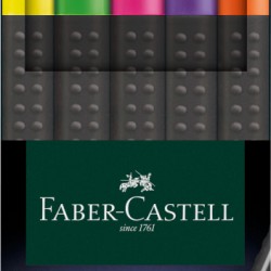 LINER 0.4MM SET 5 BUC NEON GRIP FABER-CASTELL