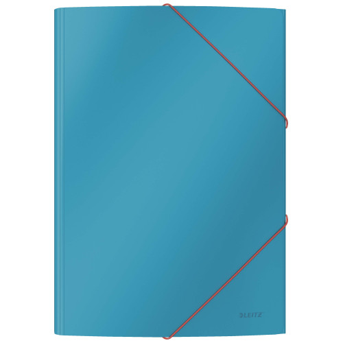 MAPA PLASTIC CU ELASTIC A4 ALBASTRU CELEST COSY LEITZ