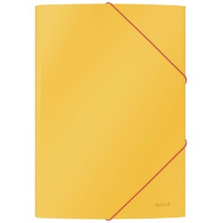 MAPA PLASTIC CU ELASTIC A4 GALBEN CHIHLIMBAR COSY LEITZ